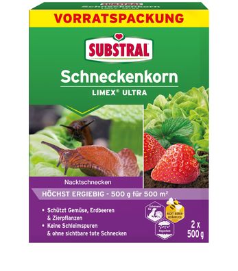 SUBSTRAL® Schneckenkorn Limex® Ultra, 2 x 500 g