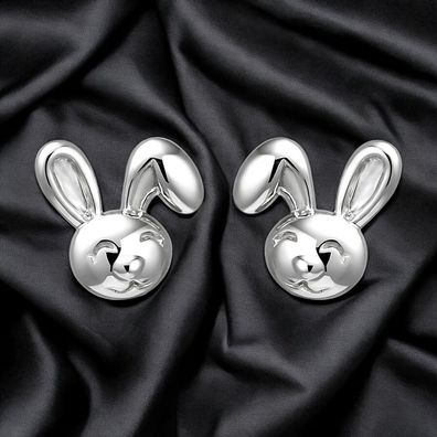 Kinder Ohrstecker Hase 925 Sterling Silber Ohrringe Kinderohrringe