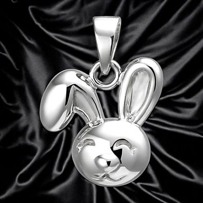 Kinder Anhänger Hase 925 Sterling Silber Silberanhänger