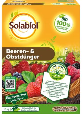 SOLABIOL® Beeren- & Obstdünger, 1,5 kg