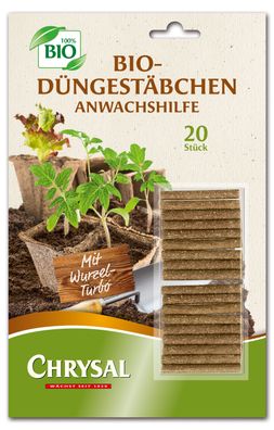 Chrysal Bio-Düngestäbchen Anwachshilfe, 20 Stück