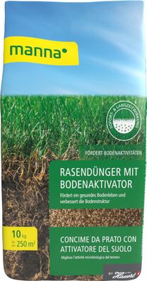 MANNA® Rasendünger mit Bodenaktivator, 10 kg