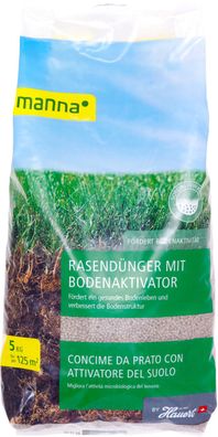 MANNA® Rasendünger mit Bodenaktivator, 5 kg