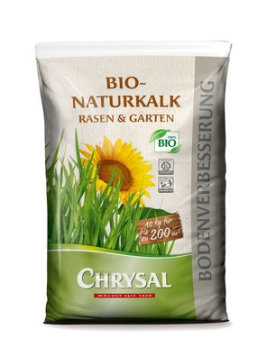 Chrysal Bio-Naturkalk Rasen & Garten, 10 kg