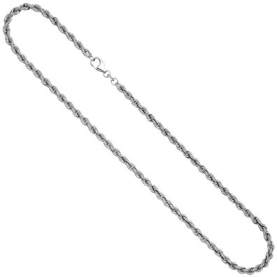 Kordelkette 925 Silber massiv 50 cm Kette Halskette Silberkette Karabiner