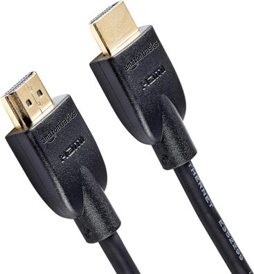 4K-HDMI-Kabel, 3 m, 18 Gbit/s Highspeed mit Ethernet, 4K@60Hz, 2160p, Schwarz