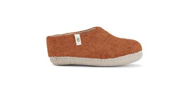 egos copenhagen Filz Hausschuh shoe classic Junior aus Schafwolle Clay