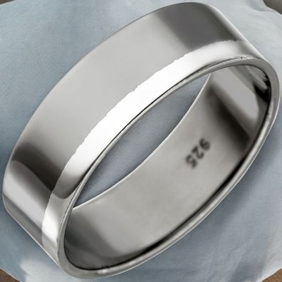 Ring 925 Sterling Silber anthrazit rhodiniert Silberring