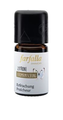 Farfalla Sei erfrischt Zitrone Erfrischung Aromamischung Duftmischung 5ml vegan