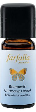 Farfalla Rosmarin Chemotyp Cineol bio Wildsammlung ätherisches Öl 10ml vegan