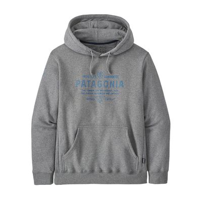 Patagonia Hoodie Forge Mark Uprisal gravel heather - Größe: S