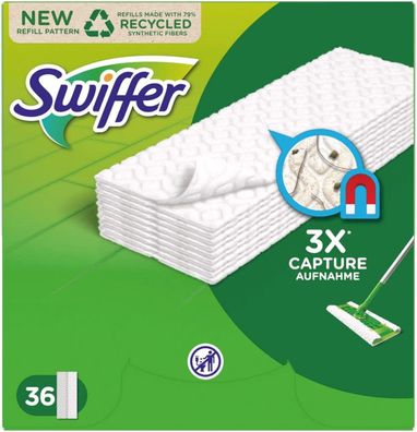 2x Swiffer Bodenwischer Trockene Bodentücher Nachfüllpackung 36er Pack