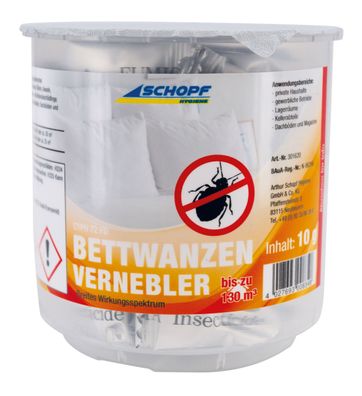 SCHOPF Hygiene® Bettwanzen Vernebler, 10 g