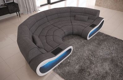 Big Sofa Concept Stoffbezug in Samt oder Webstoff