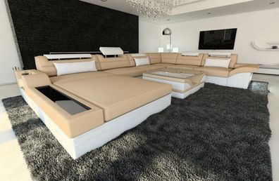 Sofa Wohnlandschaft Mezzo XXL als Stoffsofa