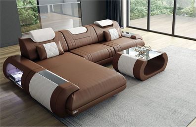 Ecksofa Rimini Leder