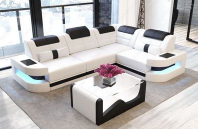 Ecksofa Como Ledersofa L Form Mini