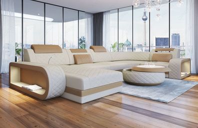 U Form Sofa Berlin Stoff Mini