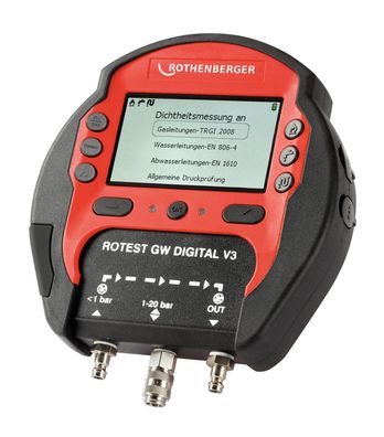 Rothenberger ROTEST GW Digital V3 Set Gas/Wasser - 1500002677