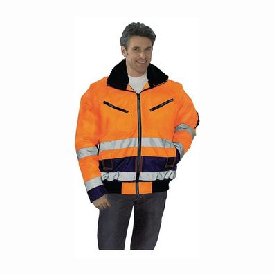 ASATEX Warnschutz-Pilotenjacke Prevent orange / marine Größe XXXL - 174ZO/X