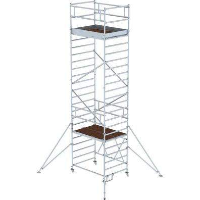 Günzburger Steigtechnik Klappgerüst 1,35 x 1,8 m mit Ausleger Plattformhöhe 5,8 m - 1