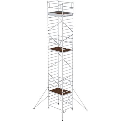 Günzburger Steigtechnik Klappgerüst 1,35 x 1,8 m mit Ausleger Plattformhöhe 8,8 m - 1