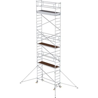 Günzburger Steigtechnik Rollgerüst 0,75 x 2,45 m mit Ausleger Plattformhöhe 7,35 m