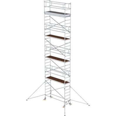 Günzburger Steigtechnik Rollgerüst 0,75 x 2,45 m mit Ausleger Plattformhöhe 8,35 m