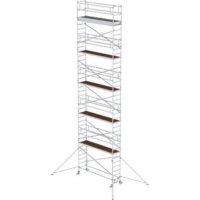 Günzburger Steigtechnik Rollgerüst 0,75 x 3 m mit Ausleger Plattformhöhe 10,35 m - 15