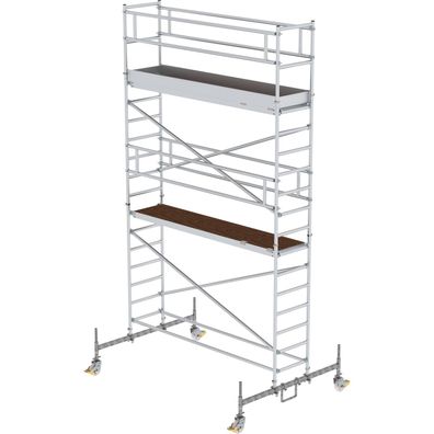 Günzburger Steigtechnik Rollgerüst 0,75 x 3 m mit Fahrbalken Plattformhöhe 4,45 m - 1