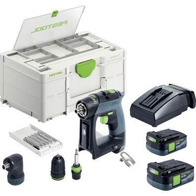 Festool Akku-Bohrschrauber CXS 12 2,5-Set / 2x 2,5 Ah Akku + Ladegerät im Systainer