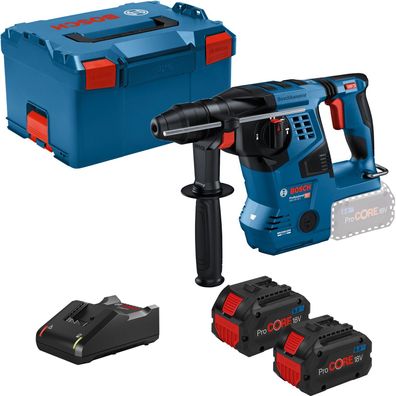 Bosch Akku-Bohrhammer GBH 18V-28 C / 2x 8,0 Ah ProCORE + Ladegerät in L-Boxx 238