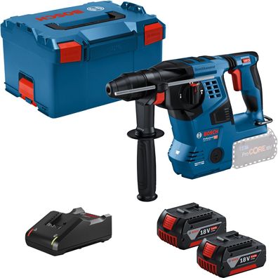 Bosch Akku-Bohrhammer GBH 18V-28 C / 2x 5,0 Ah + Ladegerät in L-Boxx 238