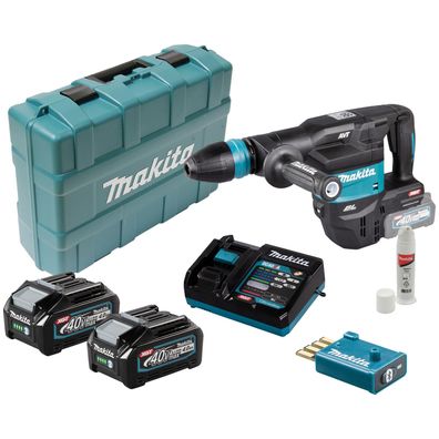 Makita HM001GM201 Akku-Stemmhammer 40V max. / 2x 4,0 Ah Akku + Ladegerät inkl. AWS Fu