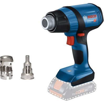 Bosch Akku-Heißluftgebläse GHG 18V-50 Solo inkl. 2x Düse - 06012A6500