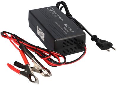 Q-Batteries BL 12-5 Ladegerät für Bleiakkus 12V - 5A Ladestrom IU0U Ladekennlinie