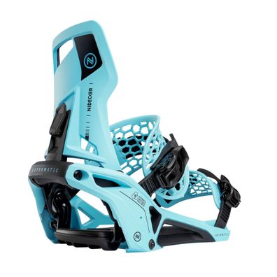 Nidecker Snowboard Bindung Supermatic escapecyan - Größe: L (41,5-44)