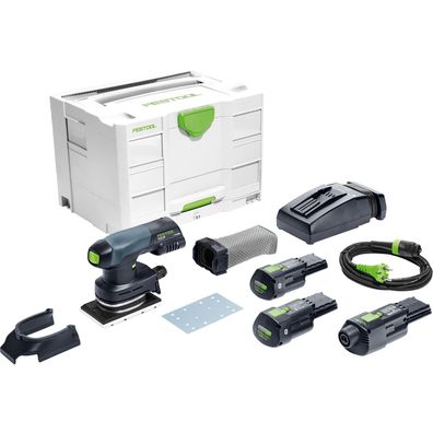 Festool Akku-Rutscher RTSC 400 Li 3,0 I-Set / 2x 3,0 Ah Akku + Ladegerät + Zubehör im