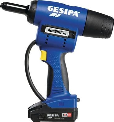 GESIPA Akkublindnietsetzgerät AccuBirdPro 12-tlg.13000N L-Boxx - 1679659