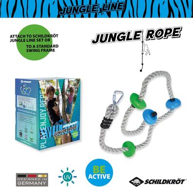 Schildkröt Jungle Rope-Kletterseil | Klettern Schaukeln Spielen Seil Kinder Balanc