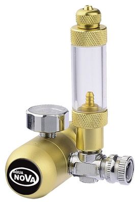 Aqua Nova Co2 Präzionsdruckregler Gold für Mehrwegflaschen