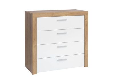 Kommode Balder Sideboard Schubladenschrank 39 x 90 x 88 , Braun