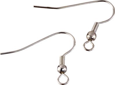 Ohrfedern versilbert