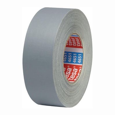 Tesa Gewebeband Tesaband Premium 4651 grau L.50 m B.50 mm - 04651-00538-00