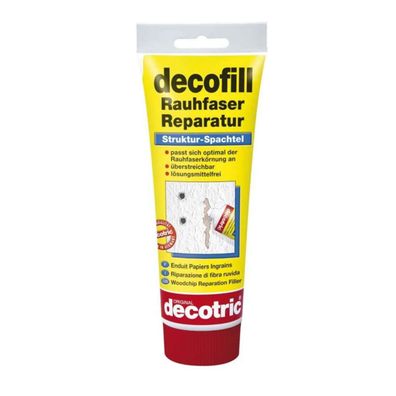 decotric decofill Rauhfaser Reparatur Struktur Spachtel 330g