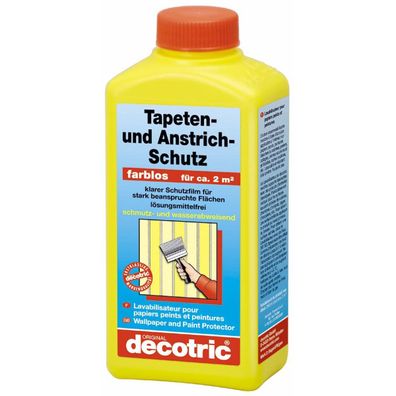 Decotric Tapeten und Anstrichschutz Transparent auf Acrylatbasis 250ml