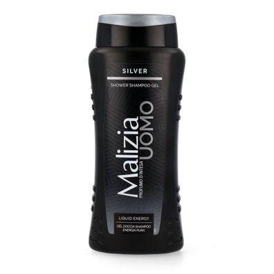 Malizia UOMO SILVER Duschgel & Shampoo 2in1 250ml Aloe Vera