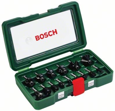 Bosch Fräser-Set-HM 15tlg. Durchmesser: 8 mm Schaft - 2607019469