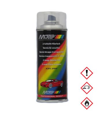 Motip 50000 2 Schicht Klarlack Kombinationslack Spraydose 400ml