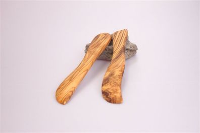 Buttermesser aus Olivenholz Butter Messer Holzmesser Streichmesser Holz Unikat